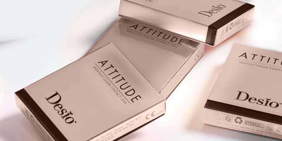 Desio Attitude Monthly 1 Tone Contact Lenses Box