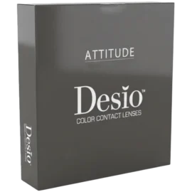 Desio Attitude Monthly 1 Tone contact lenses 4-color pack — Angelic Blue, Lush Green, Sublime Grey, Shameless Hazel — available at Nazret Noor.